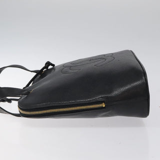 Chanel Coco Mark Black cakfskin