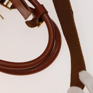 MCM Visetos Handbag Canvas and Leather