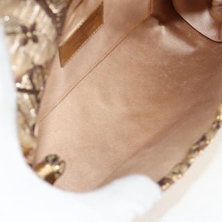 Louis Vuitton Thalie Clutch Brocade Monogram