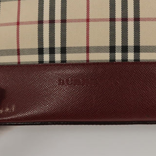 Burberry Nova Check Tote canvas check pattern