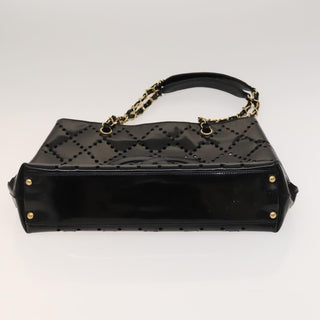 Chanel CC Chain Tote Perforated Patent
