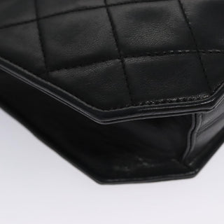 Chanel Vintage Octagon CC Flap Bag Quilted Leather