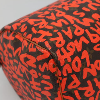 Louis Vuitton Speedy Handbag Limited Edition Monogram Graffiti