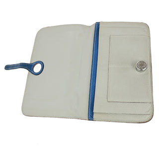 Hermes Bicolor Dogon Duo Combined Wallet Leather