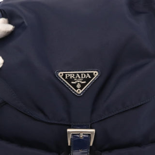 Prada Double Front Pocket Backpack Tessuto