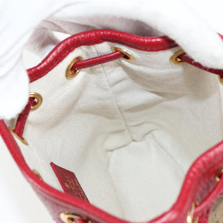 Gucci Doraemon Bucket Bag Printed Mini GG Coated Canvas