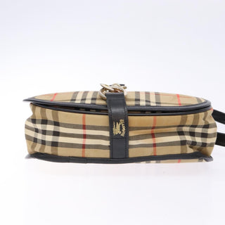 Burberry Flap Shoulder Bag Nova Check Coated Canvas
