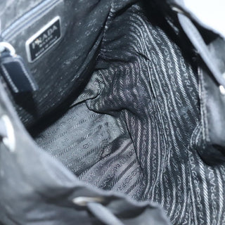 Prada Buckle Backpack Quilted Tessuto