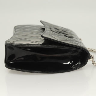 Chanel Vintage ID Bracelet Flap Bag Quilted Patent