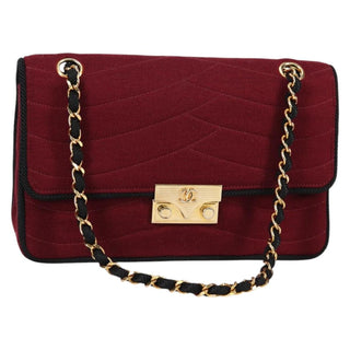 Chanel Pagoda Flap Bag Cotton and Lambskin