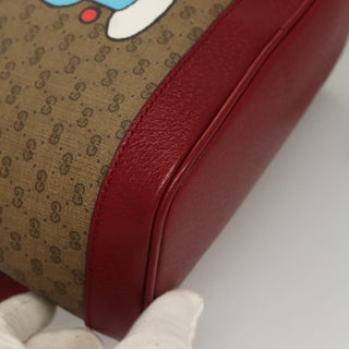 Gucci Doraemon Zip Backpack Printed Mini GG Coated Canvas