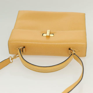 Celine Vintage Convertible Turnlock Top Handle Bag Leather