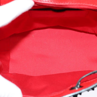 Christian Louboutin Lucky L Convertible Backpack Spiked Leather and Suede