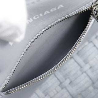 Balenciaga Bistro Panier Bag Woven Denim