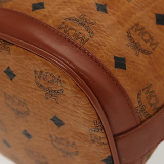 MCM Drawstring Shoulder Bag Leather