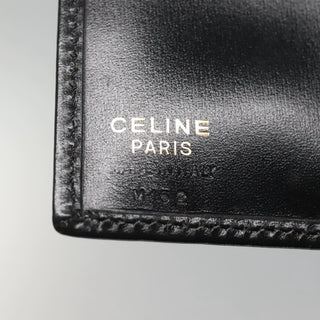 Celine Circle Logo Compact Wallet Leather