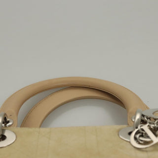 Christian Dior Lady Dior Bag Cannage Quilt Suede