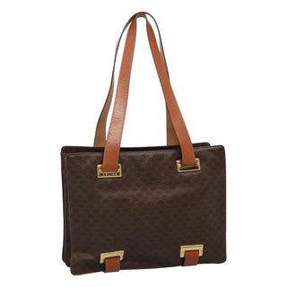 Celine Macadam Shoulder Bag PVC Leather