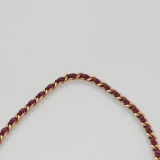 Chanel Vintage Chocolate Bar Double Side Flap Shoulder Bag Quilted Lambskin