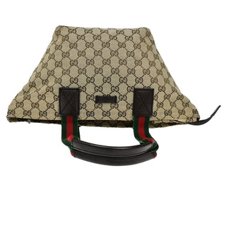 Gucci Web Zip Tote GG Canvas