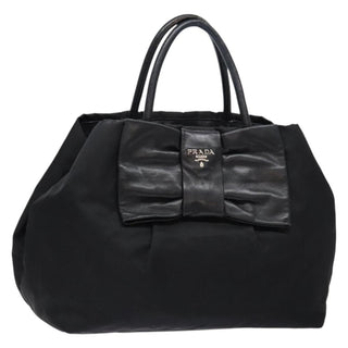 Prada Bow Tote Tessuto with Leather