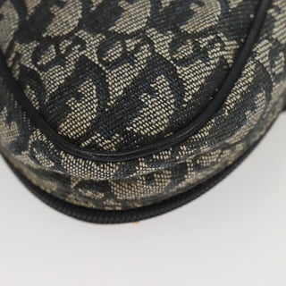 Christian Dior Saddle Zip Pouch Diorissimo Canvas