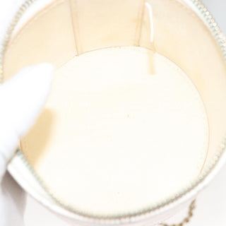 Chanel CC Round Vanity Case with Chain Quilted Lambskin