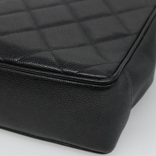 Chanel Vintage CC Lock Pocket Chain Tote Caviar