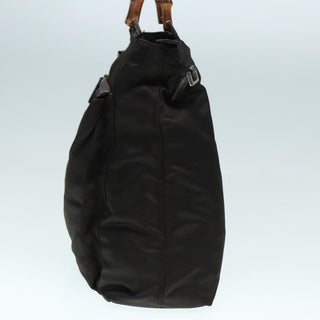 Gucci Bamboo Top Handle Tote Nylon