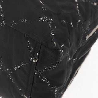 Chanel Travel Line Boston Bag Printed Nylon