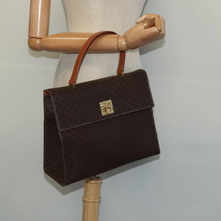 Celine Triomphe vintage handbag Macadam canvas
