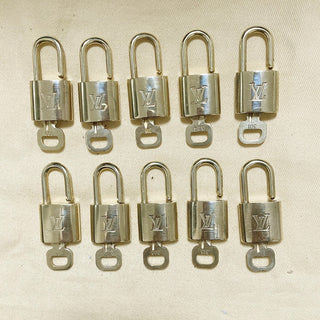 Louis Vuitton Cadenas Bag Charm Gold-plated