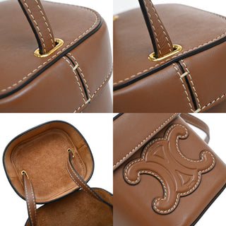 Celine Cuir Triomphe Box Bag Leather