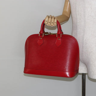 Louis Vuitton Alma Handbag Epi Leather