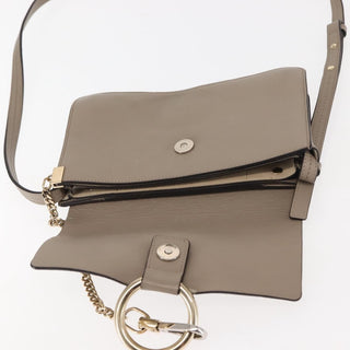 Chloe Faye Shoulder Bag Leather and Suede