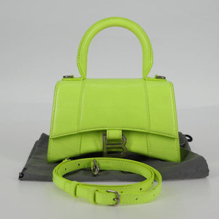 Balenciaga Hourglass Top Handle Bag Leather