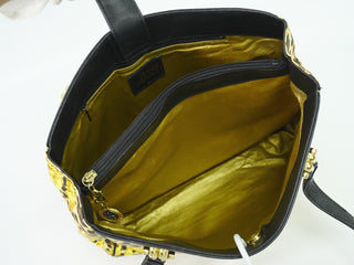 Versace Animal print Tote bag Leopard PVC