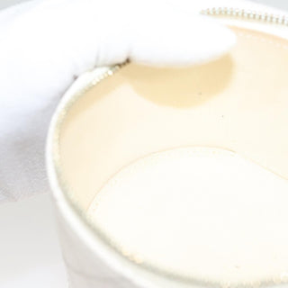 Chanel CC Round Vanity Case with Chain Quilted Lambskin