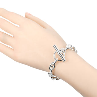 Hermes Chaine d'Ancre Bracelet Sterling Silver
