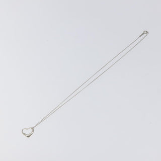 Tiffany & Co. Elsa Peretti Open Heart Pendant Necklace Sterling Silver