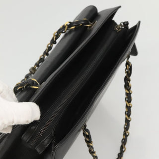 Chanel Vintage CC Front Pocket Tote Quilted Leather