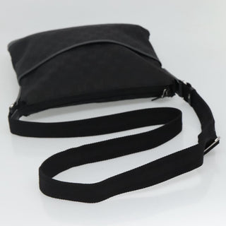 Gucci Zip Messenger Bag GG Canvas with Perforated Leather