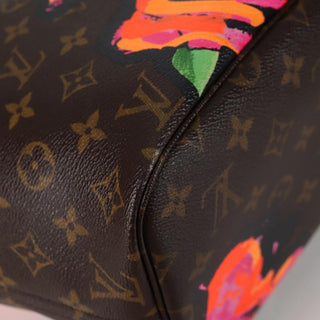 Louis Vuitton Neverfull Tote Limited Edition Monogram Roses