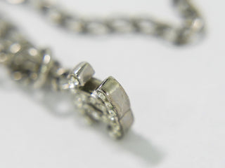 Chanel CC Necklace Metal and Rhinestone