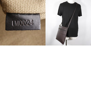 Louis Vuitton Sac Plat Crossbody Bag Utah Leather