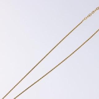 Christian Dior CD Round Pendant Necklace Metal