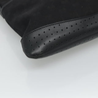 Gucci Zip Messenger Bag GG Canvas with Perforated Leather