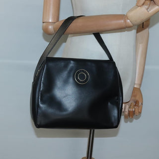 Celine Circle Logo Handbag Leather