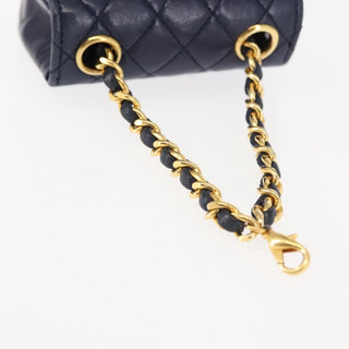 Chanel Square Classic Single Flap Top Handle Bag Quilted Lambskin