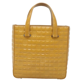 Chanel Chocolate Bar CC Tote Quilted Patent